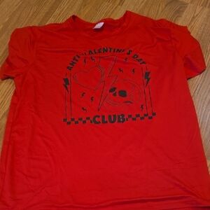 Red Anti-Valentine's Day Club Tee